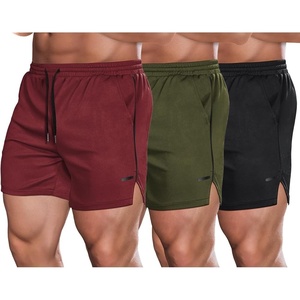 image:imageCOOFANDY Mens 2 Pack Gym Workout Shorts Quick Dry Athletic Shorts 5 Inch Lightweight Sports Running Shorts with Pockets3 Pack BlackWine RedArmy Green