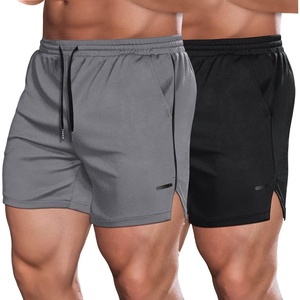 image:imageCOOFANDY Mens 2 Pack Gym Workout Shorts Quick Dry Athletic Shorts 5 Inch Lightweight Sports Running Shorts with PocketsDark GrayBlack