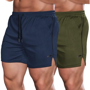 image:imageCOOFANDY Mens 2 Pack Gym Workout Shorts Quick Dry Athletic Shorts 5 Inch Lightweight Sports Running Shorts with PocketsNavy BlueArmy Green