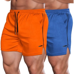 image:imageCOOFANDY Mens 2 Pack Gym Workout Shorts Quick Dry Athletic Shorts 5 Inch Lightweight Sports Running Shorts with PocketsOrangeBlue
