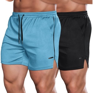 image:imageCOOFANDY Mens 2 Pack Gym Workout Shorts Quick Dry Athletic Shorts 5 Inch Lightweight Sports Running Shorts with PocketsSky BlueBlack