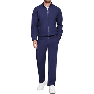 image:imageCOOFANDY Mens 2 Piece Tracksuit Casual Sweatsuits Full Zip Track Suits Jogging Athletic Suit SetsBlue Violet