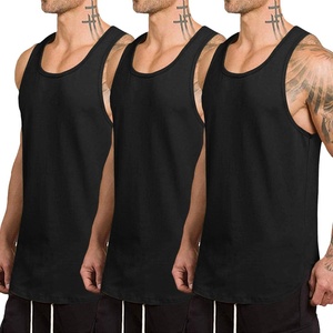 image:imageCOOFANDY Mens 3 Pack Quick Dry Workout Tank Top Gym Muscle Tee Fitness Bodybuilding Sleeveless T ShirtBlackBlackBlack
