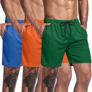 image:imageCOOFANDY Mens 3 Pack Workout Gym Shorts Mesh Athletic Shorts Lightweight Bodybuilding Training Short Pants with PocketsBlue  Green  Orange