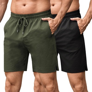 image:imageCOOFANDY Mens Athletic Running Shorts 7 Quick Dry Lightweight Workout Gym Basketball Hiking Shorts with Pockets2 Pack BlackArmy Green