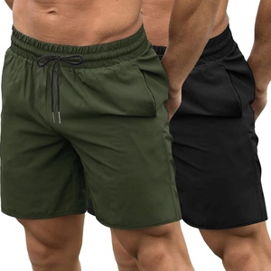 image:imageCOOFANDY Mens Athletic Shorts 7 Inch Quick Dry Stretch Lightweight Gym Workout Shorts with PocketsBlackOlive Green