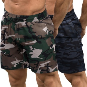 image:imageCOOFANDY Mens Athletic Shorts 7 Inch Quick Dry Stretch Lightweight Gym Workout Shorts with PocketsCamo BlackCamo Army Grey