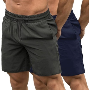 image:imageCOOFANDY Mens Athletic Shorts 7 Inch Quick Dry Stretch Lightweight Gym Workout Shorts with PocketsDark GreyNavy Blue
