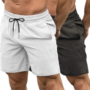 image:imageCOOFANDY Mens Athletic Shorts 7 Inch Quick Dry Stretch Lightweight Gym Workout Shorts with PocketsDark Greyno LiningWhite2 in 1