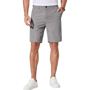 image:imageCOOFANDY Mens Casual Shorts 9 Inch Flat Front Lightweight Summer Beach Vacation Shorts with 4 PocketsLight Grey