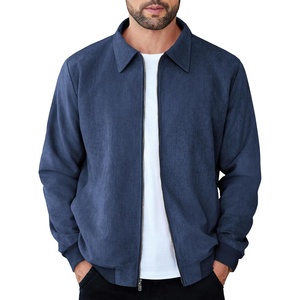 image:imageCOOFANDY Mens Casual Suede Bomber Jacket Lightweight Full Zip Up Jackets Vintage Faux Leather JacketNavy Blue