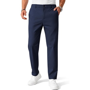 image:imageCOOFANDY Mens Chino Pants Casual Business Dress Pants Stretch Golf Trousers with PocketsNavy Bule
