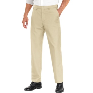 image:imageCOOFANDY Mens Dress Pants Expandable Waist Wrinkle Free Suit Pants Flat Front Casual Dress SlacksKhaki
