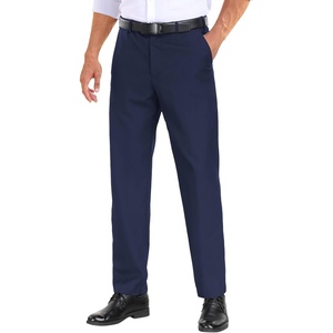 image:imageCOOFANDY Mens Dress Pants Expandable Waist Wrinkle Free Suit Pants Flat Front Casual Dress SlacksNavy Blue