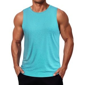image:imageCOOFANDY Mens Dry Fit Workout Tank Top Sleeveless Gym Muscle Shirt UPF 50 Summer Running Athletic TshirtsGreen