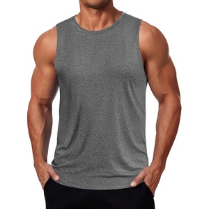 image:imageCOOFANDY Mens Dry Fit Workout Tank Top Sleeveless Gym Muscle Shirt UPF 50 Summer Running Athletic TshirtsMedium Grey