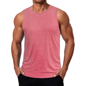 image:imageCOOFANDY Mens Dry Fit Workout Tank Top Sleeveless Gym Muscle Shirt UPF 50 Summer Running Athletic TshirtsRed