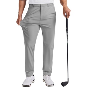 image:imageCOOFANDY Mens Golf Pants 303234 Stretch Work Dress Pants Lightweight Quick Dry Comfy Trousers with 4 PocketsLight Gray