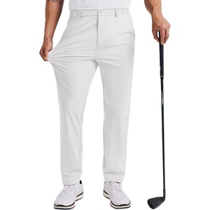 image:imageCOOFANDY Mens Golf Pants 303234 Stretch Work Dress Pants Lightweight Quick Dry Comfy Trousers with 4 PocketsWhite