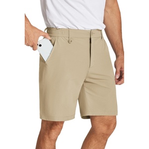 image:imageCOOFANDY Mens Golf Shorts 8 Inch Lightweight Quick Dry Casual Dress Shorts Hiking Travel Shorts with PocketsKhaki
