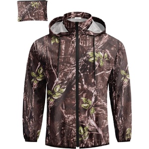 image:imageCOOFANDY Mens Light Rain Jacket with Hood Packable Waterproof Raincoat Golf Rain Gear Travel Hiking WindbreakerCamo Woodland