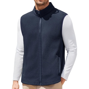 image:imageCOOFANDY Mens Polar Fleece Vest Lightweight Sleeveless Jacket Warm Zip up Outerwear Vests with Zipper Pockets for HikingBlue Violet