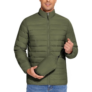 image:imageCOOFANDY Mens Puffer Jacket Packable Lightweight Jackets Winter Coat Windproof Zipper Down JacketArmy Green