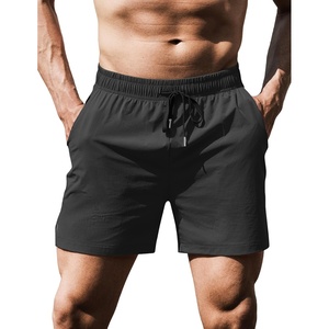 image:imageCOOFANDY Mens Running Athletic Shorts 5 Inch 2 Pack Gym Workout Shorts Fitted Exercise Hiking Shorts with Zipper PocketDark Gray