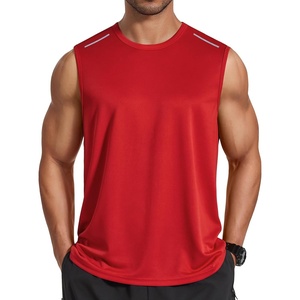 image:imageCOOFANDY Mens Sleeveless Shirt Quick Dry Workout Tank Top Gym Muscle T Shirts Sport Athletic Tanks Moisture WickingRed