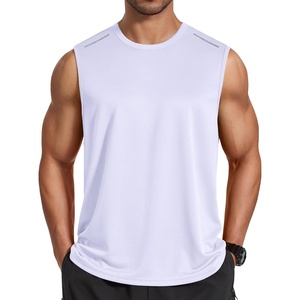 image:imageCOOFANDY Mens Sleeveless Shirt Quick Dry Workout Tank Top Gym Muscle T Shirts Sport Athletic Tanks Moisture WickingWhite