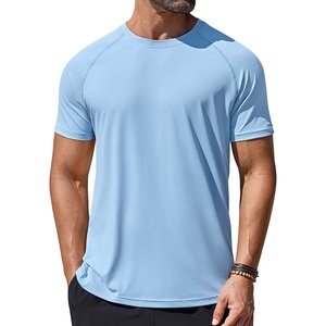 image:imageCOOFANDY Mens Swim Shirt UPF 50 Rash Guard Beach Tshirt Workout Quick Dry T Shirts for Running Surfing and HikingBlue