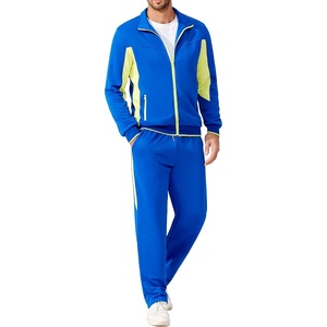image:imageCOOFANDY Mens Tracksuits 2 Piece Jogging Athletic Sweatsuits Full Zip Sport Jackets And Pants Casual Set OutfitRoyal Bluegreen