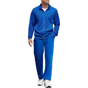 image:imageCOOFANDY Mens Tracksuits Casual Sweatsuit 2 Piece Full Zip Athletic Jogging Suit Sets Sport Sweat SuitBlue