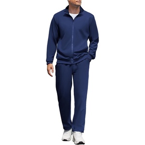 image:imageCOOFANDY Mens Tracksuits Casual Sweatsuit 2 Piece Full Zip Athletic Jogging Suit Sets Sport Sweat SuitNavy