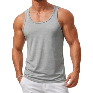 image:imageCOOFANDY Mens Workout Tank Tops Pack Dry Fit Sleeveless Running Shirts Gym Muscle Bodybuilding T ShirtsLight Grey