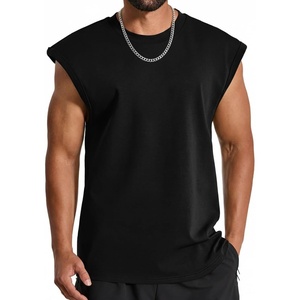 image:imageCOOFANDY Mens Workout Tank Tops Summer Sleeveless Tee Shirts Casual Stylish Gym Muscle Shirt Loose Fit for BasketballBlack