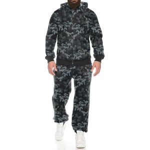 image:imageCOOFANDY Sweatsuits for Men 2 Piece tracksuit Sets Full Zip Hoodie Sweatpants for Men Casual Sports Jogging Suits S4XLBlack Camo