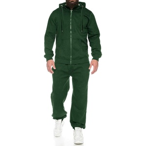 image:imageCOOFANDY Sweatsuits for Men 2 Piece tracksuit Sets Full Zip Hoodie Sweatpants for Men Casual Sports Jogging Suits S4XLGreen