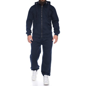 image:imageCOOFANDY Sweatsuits for Men 2 Piece tracksuit Sets Full Zip Hoodie Sweatpants for Men Casual Sports Jogging Suits S4XLNavy Blue