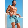 image:imageCOOFANDY 2 in 1 Mens Swim Trunks 7 Inch Quick Dry Board Shorts Beach Swim Shorts Bathing Suit with Compression LinerBlue Whale