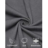 image:imageCOOFANDY Long Sleeve Polo Shirts for Men Knit Polo Sweater Lightweight Ribbed Pullover SweaterDark Gray