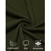 image:imageCOOFANDY Long Sleeve Polo Shirts for Men Knit Polo Sweater Lightweight Ribbed Pullover SweaterDark Green