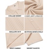 image:imageCOOFANDY Men Casual Button Down Shirts Short Sleeve Summer Beach Shirt Fashion Camp TopsApricot