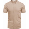 image:imageCOOFANDY Men Casual Button Down Shirts Short Sleeve Summer Beach Shirt Fashion Camp TopsKhaki