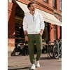 image:imageCOOFANDY Men Casual Joggers Pants Cotton Cargo Elastic Waist Chino Pants Twill Hiking Outdoor SweatpantsArmy Green