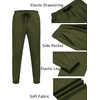 image:imageCOOFANDY Men Casual Joggers Pants Cotton Cargo Elastic Waist Chino Pants Twill Hiking Outdoor SweatpantsArmy Green