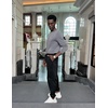 image:imageCOOFANDY Men Casual Joggers Pants Cotton Cargo Elastic Waist Chino Pants Twill Hiking Outdoor SweatpantsBlack