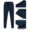 image:imageCOOFANDY Men Casual Joggers Pants Cotton Cargo Elastic Waist Chino Pants Twill Hiking Outdoor SweatpantsBlue