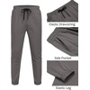 image:imageCOOFANDY Men Casual Joggers Pants Cotton Cargo Elastic Waist Chino Pants Twill Hiking Outdoor SweatpantsDark Grey