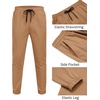 image:imageCOOFANDY Men Casual Joggers Pants Cotton Cargo Elastic Waist Chino Pants Twill Hiking Outdoor SweatpantsKhaki